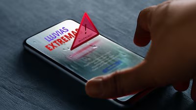 Protección Civil prepara alerta por lluvias para celulares