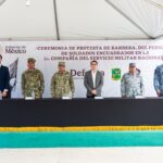 Asiste alcalde Abdiel Gutiérrez Coronado a la Protesta de Bandera de soldados del Servicio Militar Nacional