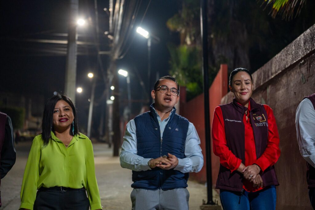 Realiza alcalde Abdiel Gutiérrez Coronado supervisión de Sendero Seguro en el CBTis 237