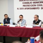 Encabeza Abdiel Gutiérrez sesión del Consejo Municipal de Protección Civil