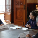 Sheinbaum analiza inversiones en México con el presidente de Goldman Sachs