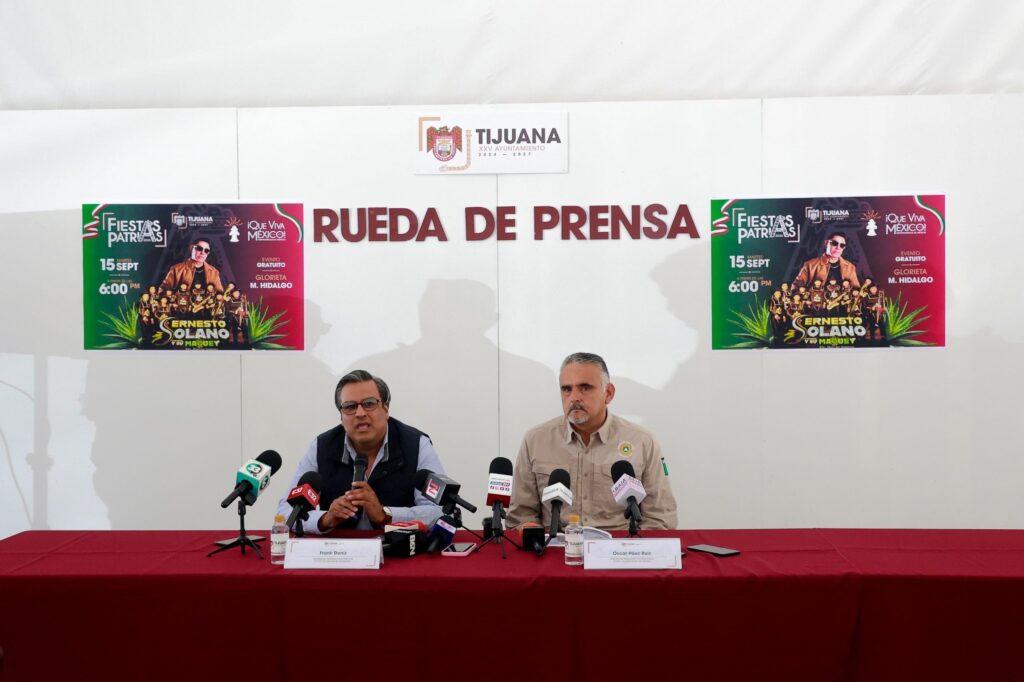 invita Gobierno de Tijuana a celebrar el Grito de Independencia con concierto gratuito
