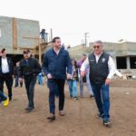 Recorre Ismael Burgueño avance de construcción de la Casa de Retiro de Jubilados y Pensionados de la Sección 2 del SNTE
