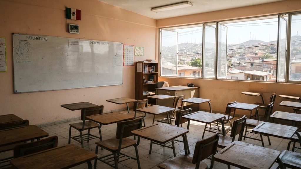 Clases a distancia en Tijuana por altas temperaturas