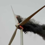 Se incendia aerogenerador en La Rumorosa