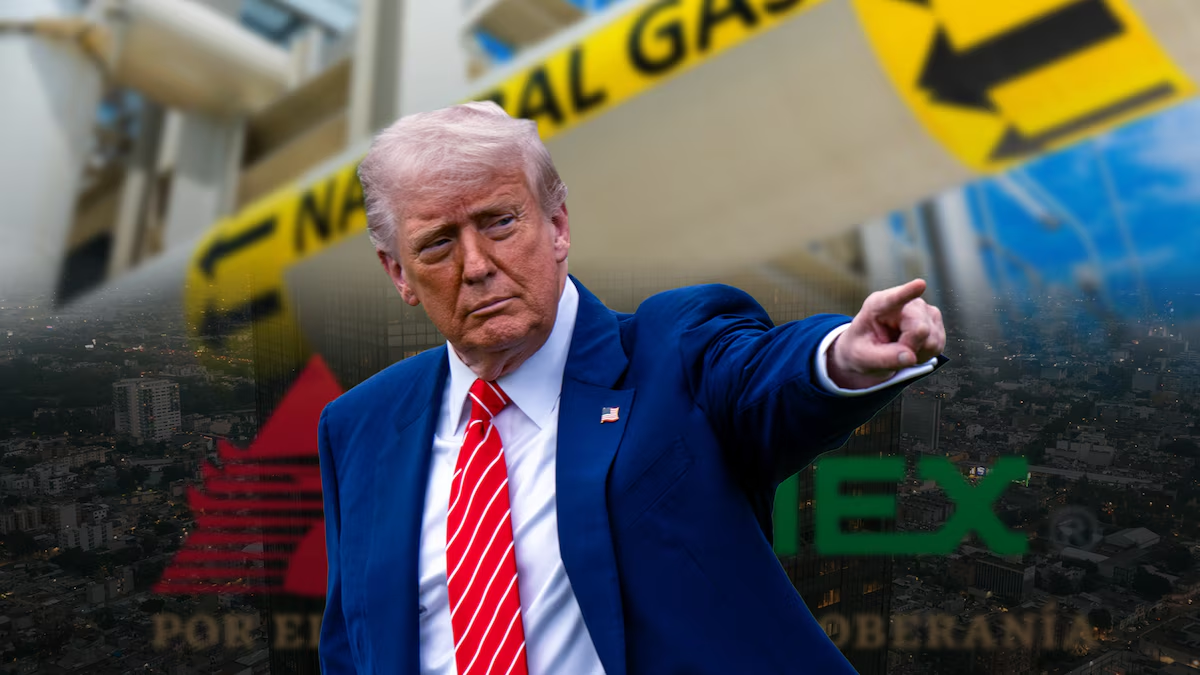 Trump pide a México comprar más gas de EU y ampliar participación en Pemex