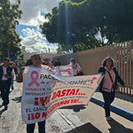Pacientes con cáncer protestan por falta de medicamentos en Tijuana